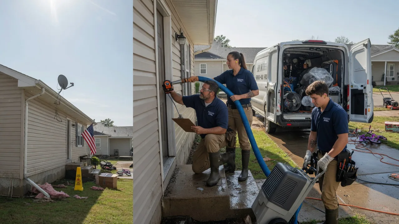 Ceiling Water Damage Restoration in Alexandria, LA near me